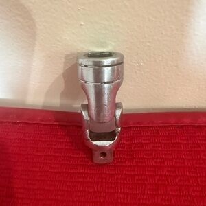 Snap-On Silver Metal Socket Extension FU8A 3/8” Drive Universal Swivel Socket